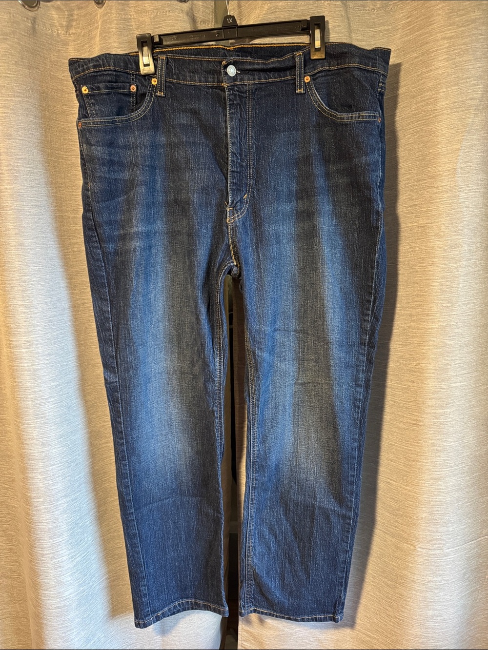 Levi's Men's Relaxed Jeans — Deep Indigo Blue